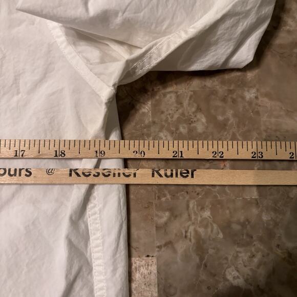 Alex Mill Shirt Mens Small White Wash & Go Long Sleeve Button Twill Huckberry - Picture 10 of 14